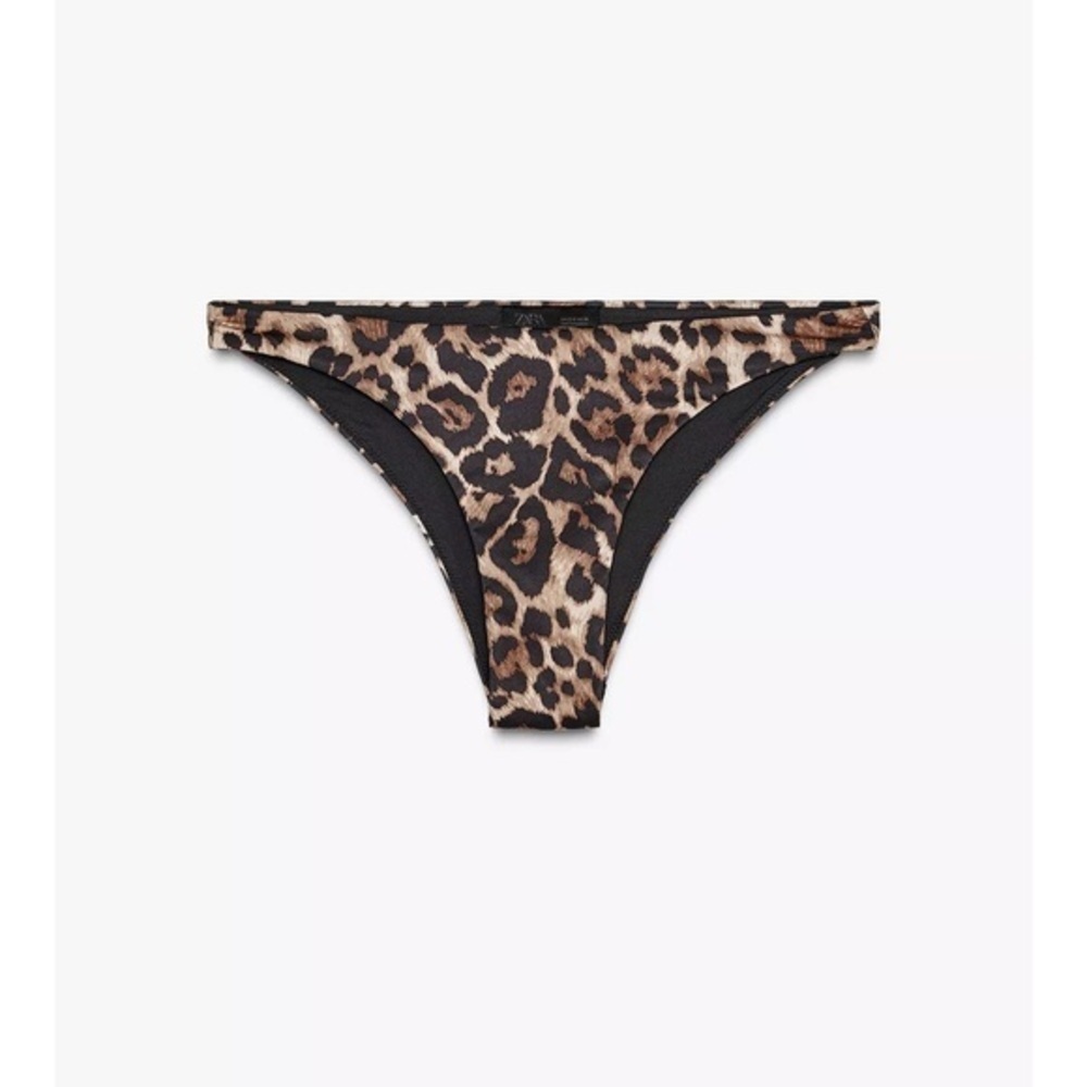 Zara Animal Print Bikini bottom size XS